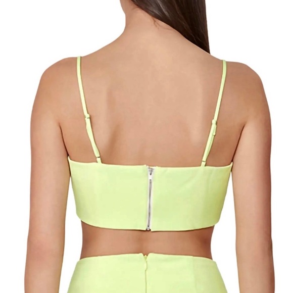 NEW BARDOT GREEN BRALETTE CROP TOP - Picture 7 of 9